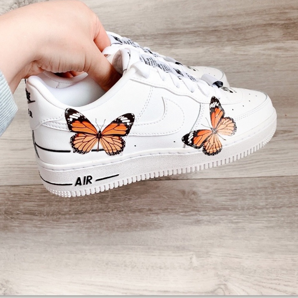 NIKE AIR FORCE 1 low butterfly custom - Picture 12 of 13